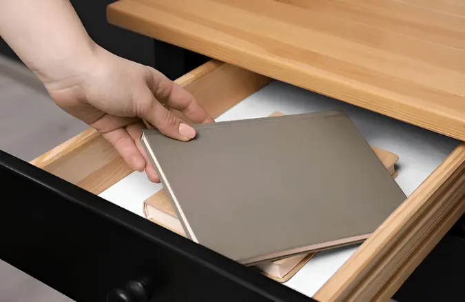 desk drawer lock installation