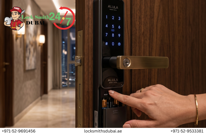 reset digital door lock